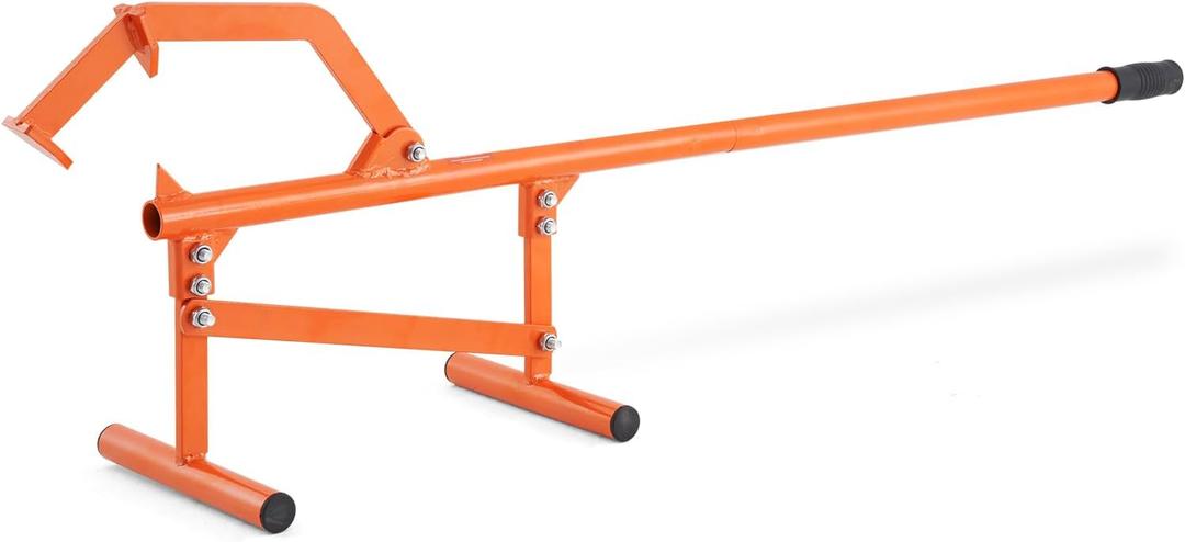 VEVOR 48" Timberjack Log Lifter, Adjustable Heavy Duty Log Roller Cant Hook, Log Jack with Rubber Grip & Dual Support Foot, Log Cant Hook Logging Tools for Rolling and Raising Up Logs up to 15" Dia