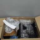 Over The Toilet Storage with Side Rack, 7-Tier Bathroom Organizer with Adjustable Shelf & Drain Basket & 4 Hooks, Freestanding Space Saver for Balcony, Laundry (Vintage Brown)