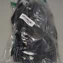 Idepet Dog Suspender Boots, Tall Dog Boots Anti-Slip & Fall Waterproof Shoes Leggings, Adjustable Suspender Boots for Winter Snow Rain Hiking Paws Protector(Black, 7)