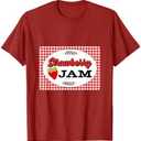 Easy Couples Halloween Costumes Strawberry Jam Costume T-Shirt L