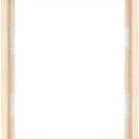 MCS Canvas Float Frames 16x20 Frame, Natural Woodgrain for Finished Canvases, Vertical & Horizontal Wall Hanging Large with Adhesive for Canvas Paintings (1-Pack)