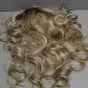 SAPPHIREWIGS Blonde Synthetic Lace Front Wig Ash Blonde Highlight 134 Loose Body Wave Wig Glueless Lace front Wigs for Women Pre Plucked Hairline Heat Resistant Wig for Daily Party Wigs 26inch