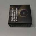 Automatic Soap Dispenser Foam Bathroom: Wall Mount Rechargeable Touchless Adjustable Auto Smart Electric Plastic Black Foaming Soap Dispenser with Clock - Kitchen - Hand Dish Lotion Couple Kids