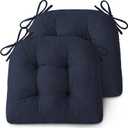 AddGrace Dining Chair Cushions Set of 2 Non-Slip 18"x16"x3" Blue