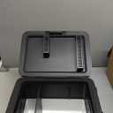 Frigidaire Mini Personal Fridge Cooler, Countertop, Holds Up to 10L/15 Cans, Brushed Black Stainless Rugged Design, Portable for Skincare, Makeup, Car, Office, Bedroom, Dorm Room, or Cabin