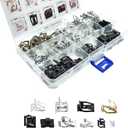 100PCS Metal Decorative Plate Spring Clip, U Clips, Used to Fix Automotive Body Panels Or Decorative Strips