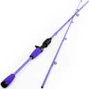 Sougayilang VoidFlare Performance Spinning & Casting Fishing Rod, Lightweight IM6 Graphite with Hook Keeper, EVA Grip, Cast-7'0''-Medium Heavy
