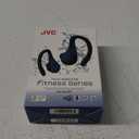 JVC Sport True Wireless Earbuds Headphones, Lightweight and Compact, Long Battery Life (up to 30 Hours), Sound with Neodymium Magnet Driver, Water Resistance (IPX5) - HAEC25TA (Blue) (Small)