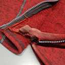 cyeollo Dog Sweater Coat Reflective Jacket Zipper up Fleece Dog Sweaters with D Ring Thick Winter Coat for Large Dogs