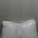 Cooling Side Sleeper Pillow for Neck and Shoulder Pain Relief, Adjustable Curved Shredded Memory Foam Bed Pillows for Sleeping, Queen 1 Pack (White)