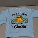 Douhoow Toddler Boy Easter Outfits Baby Boy Sweatshirts For The Chicks Seggosaurus 2-3T Boys T-shirt Tops