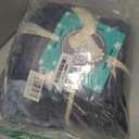 PetAmi Waterproof Dog Blanket, Leakproof Pet Blanket for Small Medium Large Dogs, Reversible Furniture Bed Sofa Couch Cover Protector, Plush Striped Pet Throw for Indoor Cat, 40x60 in, Navy Blue