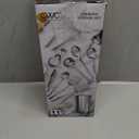 COOK WITH COLOR Kitchen Utensil Set - 10-piece premium Nonstick & Heat Resistant Kitchen Gadgets, Turner, Spaghetti Server, Serving Spoons, Whisk, Tongs, Masher & Utensil Holder, Stainless Steel