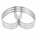 2575x16x0.56mm/ 101-3/8 Inch x 4TPI Band Saw Blades, 3 Pack High Carbon Steel Meat Bandsaw Blades for Cutting Frozen Fish Beef in Meat Processing