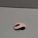 WisFox 2.4G Wireless Mouse for Laptop, Ergonomic Computer Mouse with USB Receiver and Type-C Adapter, 3 Adjustable Levels DPI, 6 Button Cordless Wireless Mice (Pink)