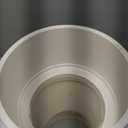 Midline Valve PVC Ball Valve Red T-Handle Water Shut-Off 6 in. Solvent Connections White Plastic (482T600)
