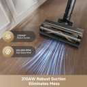 DREAME Cordless Stick Vacuum Cleaner Z30 Essential, 210AW Powerful Suction, Up to 90 Mins Runtime, Anti-Tangle Brush,LED Display, Dust Reveal Technology for Pet Hair, Carpet & Hard Floor