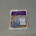 2 x Rug Pad Grippers for Hardwood Floors, 8 PCS (4 Triangle + 4 Trapezoid) Anti Curling Non Slip Carpet Gripper Washable Reusable PU Pads for Corners & Edges, Black