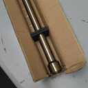 Heavy Duty Curtain Rods, 1 1/8 Inch Diameter Single Curtain Rod 36-72Inch(3-6ft) Extendable Length with End Caps Adjustable Modern Brackets-Antique Bronze