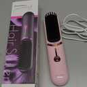 Cordless Hair Straightener Brush - Portable Hair Brush for Travel - 30s Fast Heating - Portable Straightening Brush for Travel, Mini Hot Straightening Comb for Women