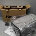 Vibration Back Massager with Heat, Massage Chair Pad with 10 Vibration Motors & 2 Heating Levels, Chair Massager for Recliner, Sofa, Beige