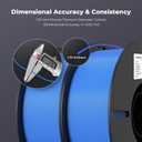 Creality 3D Printer Filament, 3D Printing Filament Tougher and Stronger, Accuracy +/- 0.02mm, 2kg, Blue*2