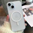 Matte Bumper Case for iPhone 16 15 14 Plus 13 12 11 Pro Max Ultra Thin Translucent Shockproof Hard PC Cover,Clear,for iPhone 14