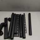 Rfiver Rolling TV Stand with Laptop Shelf, Mobile TV Stand with Upgraded Wheels for 32-75 Inch TVs, Height Adjustable Mobile TV Cart up to 88lbs, Portable TV Mount Stand for Outdoor, Home, Office