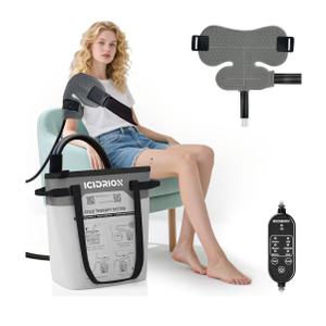 Cold Therapy Machine, Programmable Ice Machine for Shoulder After Surgery, Portable Shoulder Replacement Recovery System, Cryotherapy Pain Relief w/Compression Pad