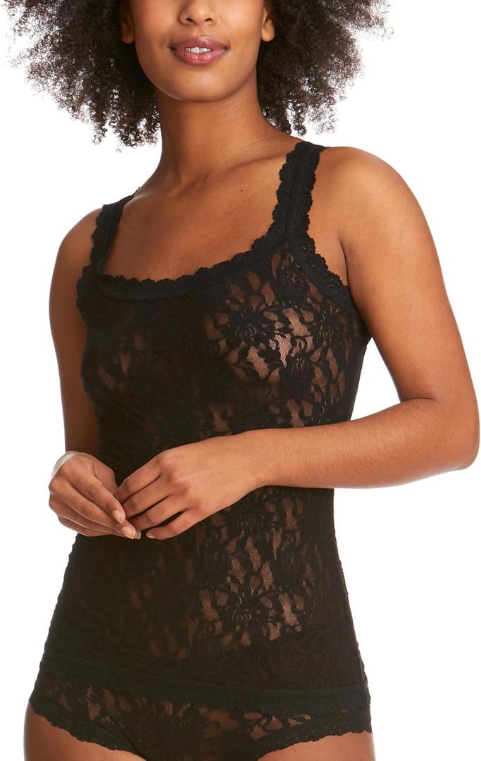 hanky panky, Signature Lace Classic Camisole (Small, Black)