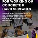 CRUVHEAL Work Comfort Orthotic Insoles - Anti Fatigue Shoe Insert Men Women - Low Arch Support - Shock Absorption - Foot Pain Relief - Work Boot Insoles (M, Violet)