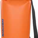 MARCHWAY Floating Waterproof Dry Bag Backpack 5L/10L/20L/30L/40L, Roll Top Sack Keeps Gear Dry for Kayaking, Rafting, Boating, Swimming, Camping, Hiking, Beach, Fishing