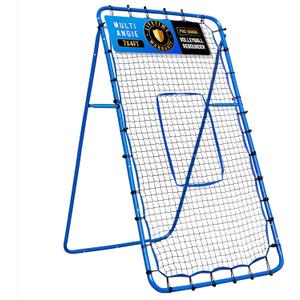 Volleyball Baseball Rebounder Net, Softball Rebounder Pitchback Net Quick Adjustments, Quick Adjustments Lacrosse Bounce Back Practice Equipment, Ideal for Outdoor Indoor and Backyard Training (7FTx4FT)
