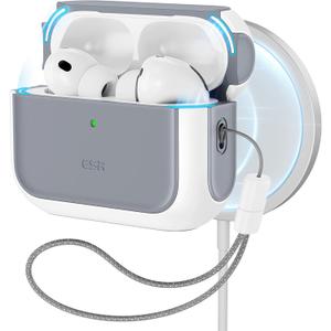 ESR for AirPods Pro 3 Case, Compatible with AirPods Pro Case 3rd Generation (2025), Compatible with MagSafe, Full Drop Protection Cover with Lanyard, White