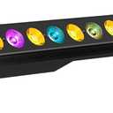 LED Stage Wash Light Bar: 24LED 80W 4IN1 RGBA DMX Light Bar Colorful Beam Lights Sound Activated DMX Controlled Uplights for Events Church DJ Music Dance Wedding Christmas Party Lighting