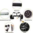 100LBS Kayak Cart Canoe Carrier Trolley for Carrying Kayaks,Canoes,Paddleboards with Plastic Wheels