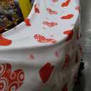 Bedding Set 3 Piece Oversized Queen Duvet Cover Set Comforter Cover & Pillowcase for Valentine's St.Patrick's Mother's Day (Valentine's 001, Queen)