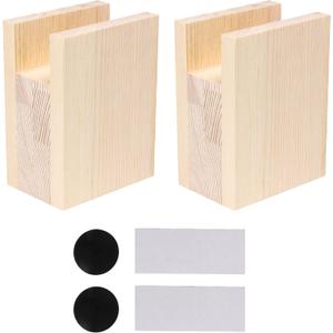 2PCS Bed Risers Furniture Riser Heavy Duty Bed Lifts in Heights of 4Inches (add Height 10cm)