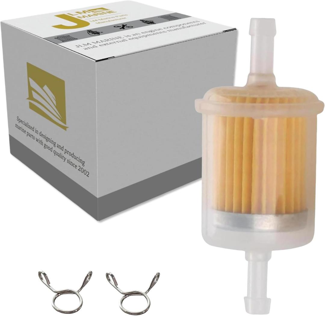 5007335 Inline Fuel Filter for Johnson Evinrude OMC BRP 40 50 60 75 90 115 150 175 200 HP Outboard Motor 18-7722