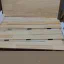 Solid Pine Wire Shelf Covers, 16" D x 26" L, Tool-Free Pantry Rack, 26" Length