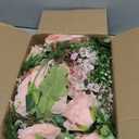 DearHouse 2Pack Artificial Peony Flower Garland - Silk Peony Garland with Pink Flowers for Wedding Party Table Decoration,6ft/Strand