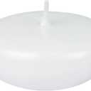 24-Piece Folding Candles, 2.25-Inch, Pearl White
