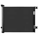 Retractable Baby Gate for Stairs  33 Height, Expands up to 55 Width  Safety Gate for Infants, Toddlers, Dogs & Pets  Easy Install, Secure Closure, Black Mesh Design for Indoor & Outdoor Use