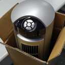 Lasko Oscillating Tower Fan with Remote, Quiet Floor Fans for Bedroom, 42", Silver T42951