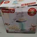 DASH Fresh Pop Popcorn Maker - Oil-Free, Air Popcorn Popper - With Measuring Cup & Recipe Guide - Perfect for Movie Nights - 16 Cups, Aqua