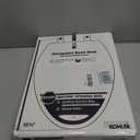 KOHLER 4636-RL-0 Cachet ReadyLatch Elongated Slow Close Toilet Seat, Soft Close Toilet Seat Quiet Lid, Contoured Grip-Tight Bumpers Installation Hardware, Apartment Essentials, White