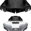 9" Windshield Windscreen for 2014-2024 Harley Davidson Touring Street Glide Electra Glide/Ultra Limited/Tri Glide FLHT FLHX FLHXS FLHTK, Black