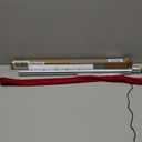 Traditional Musical Instrument D Key 5 Holes Silver Metal Aluminum alloy Flute called Shakuhachi