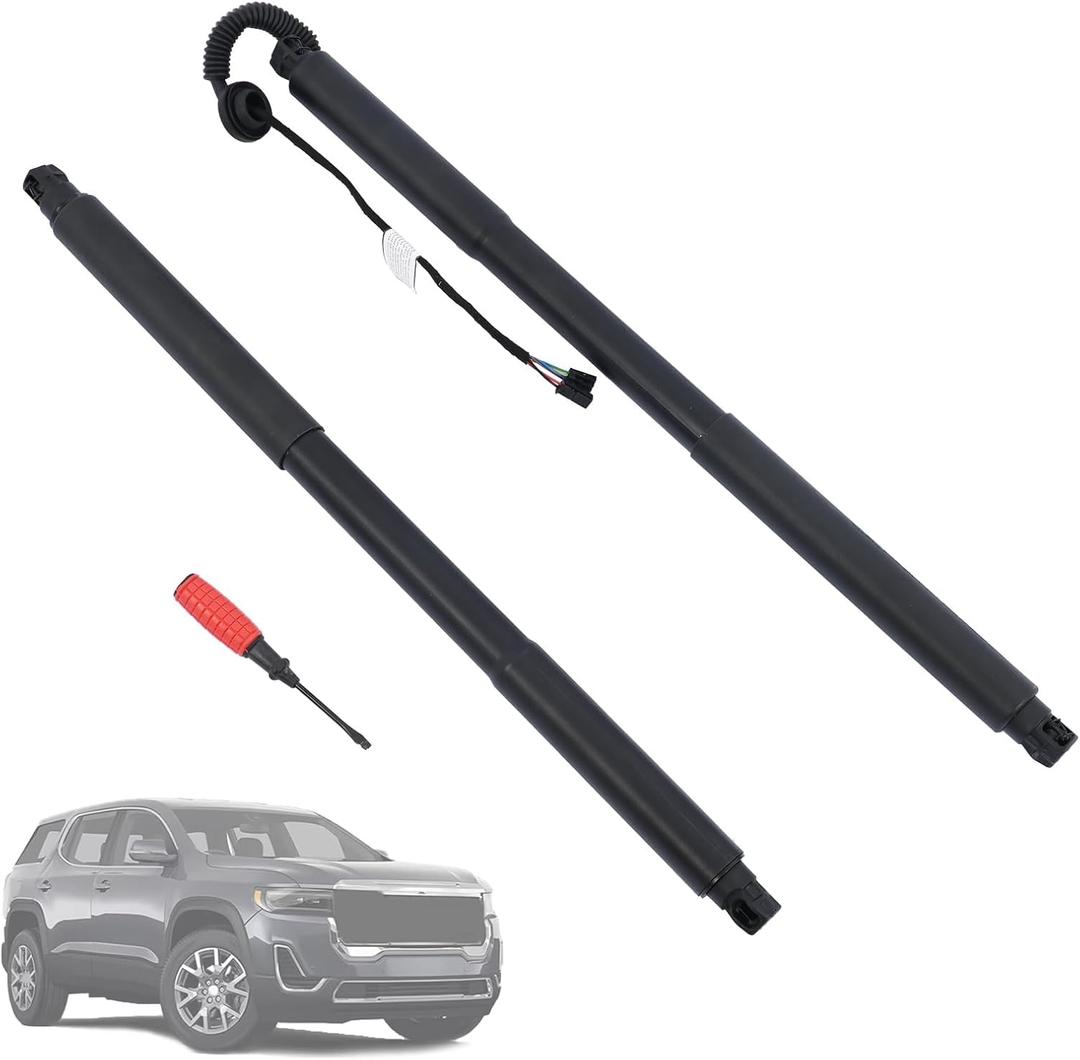 Rear LH & RH Tailgate Power Lift Support 84991343, 84710184 Fit for GMC Acadia 2017-2023, Rear Liftgate Power Hatch Shock Strut Replace 23508433, 84096325 Rear Power Liftgate Actuator (1Pair)