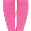 Century Star Kids Soccer Socks Softball Baseball Sock Toddler Youth Knee High Socks Striped Cotton Atheletic (XXL)